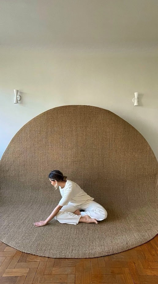 Tapete de Sisal Sisalina 100% Sisal Personalizável Sob Medida - Verte Tapetes