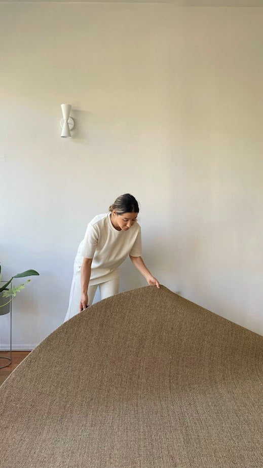 Tapete de Sisal Sisalina 100% Sisal Personalizável Sob Medida - Verte Tapetes