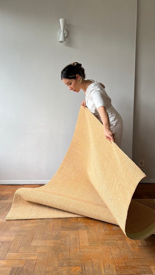 Tapete de Sisal Sisalina 100% Sisal Personalizável Sob Medida - Verte Tapetes