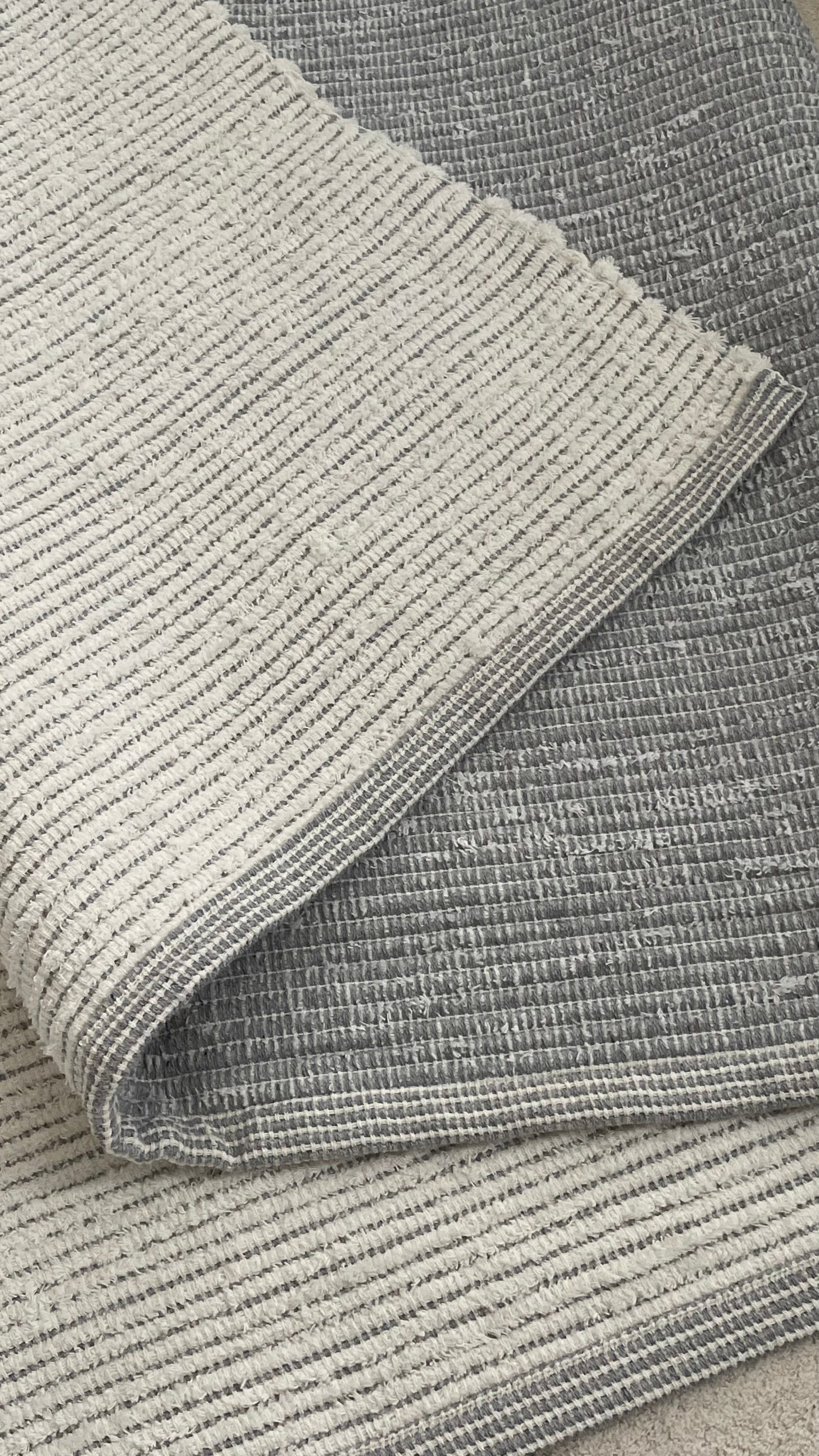 Tapete Verso Dupla Face Mescla e Cru 100% Algodão - Verte Tapetes