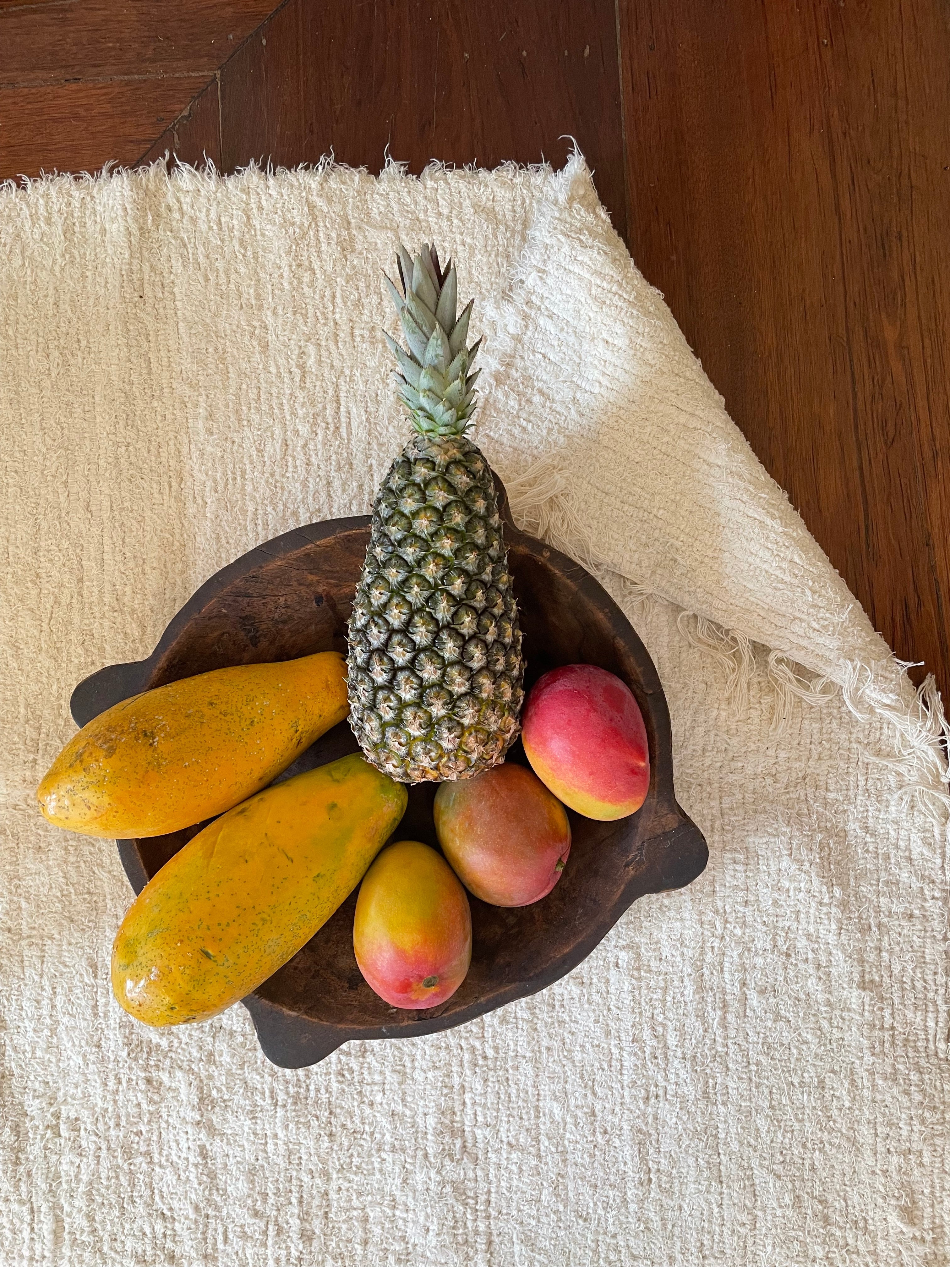 Tapete em Algodão Cru 100% Natural Dupla Face - Verte Tapetes