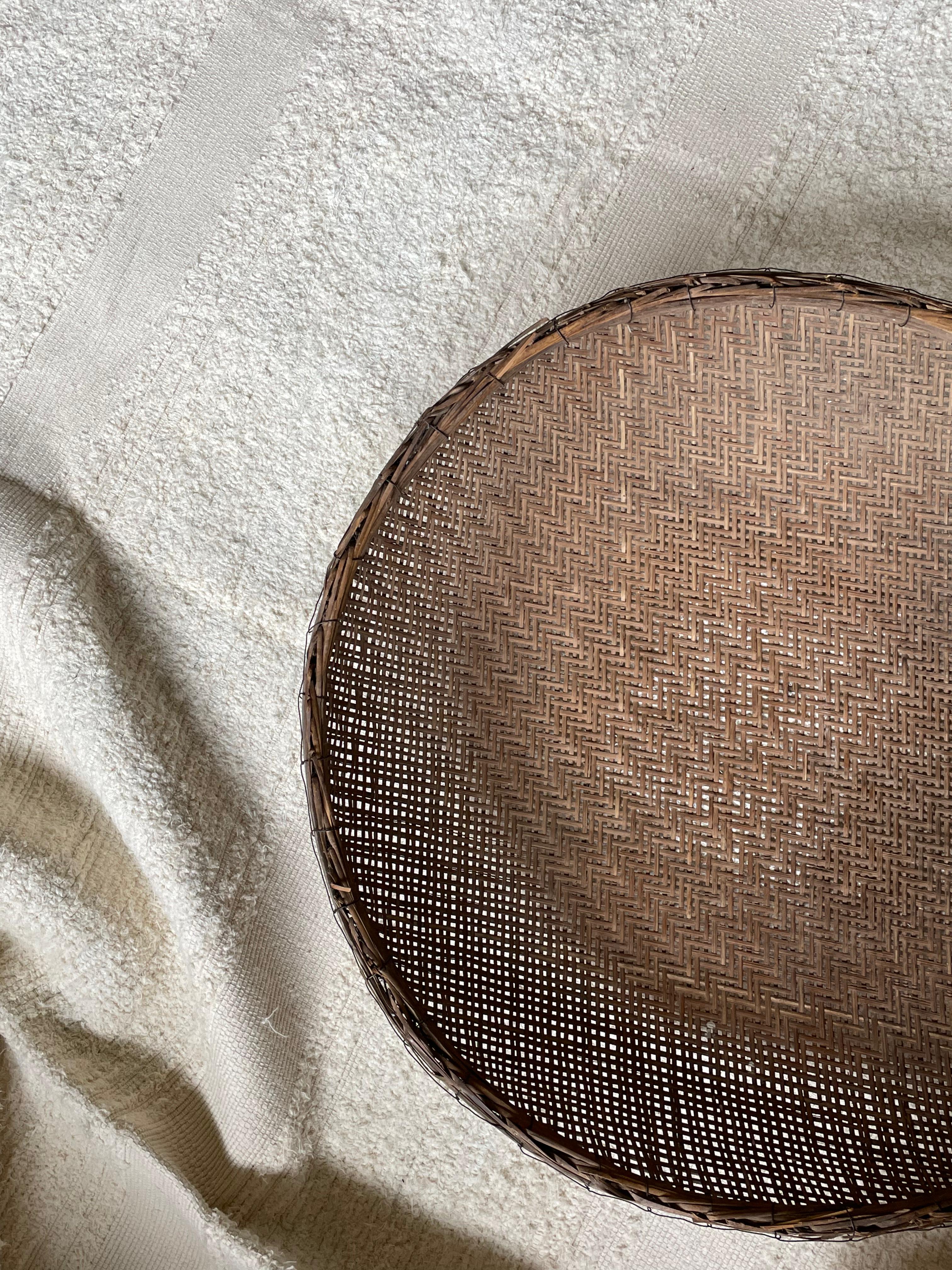 Tapete Poesia Cru 100% Algodão com Listras Ritmadas - Verte Tapetes