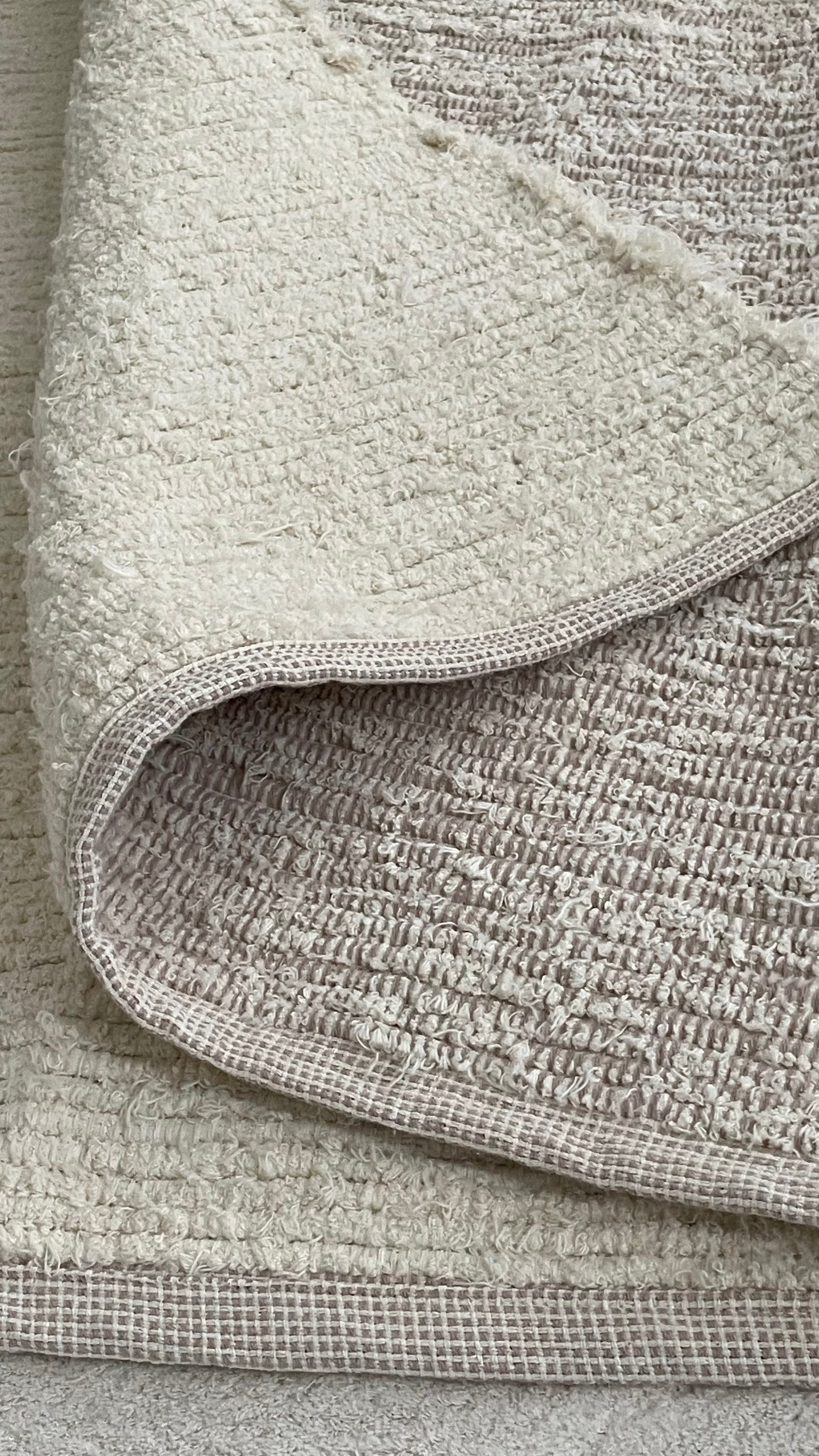 Tapete Verso Dupla Face Mescla e Cru 100% Algodão - Verte Tapetes