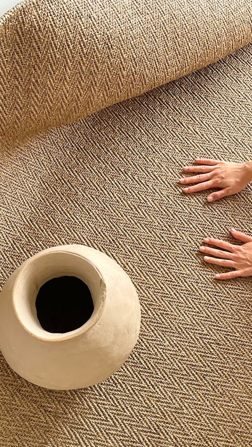 Tapete de Sisal Vale 100% Sisal Personalizável Sob Medida - Verte Tapetes