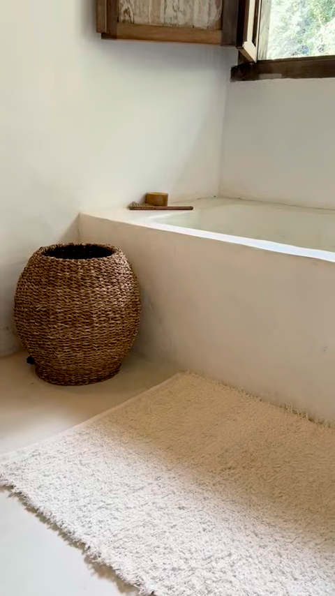 Passadeira / Tapete Artesanal em tear 100% Algodão - Verte