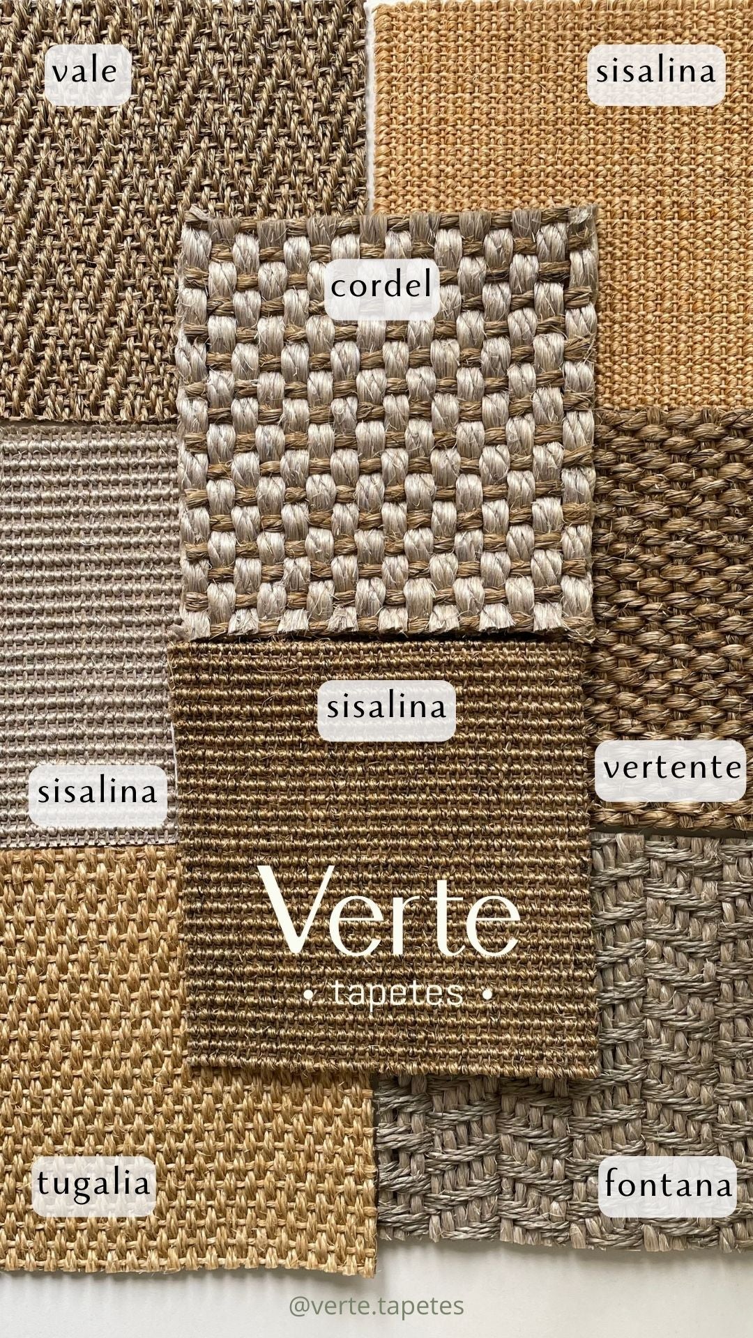 Tapete de Sisal Vale 100% Sisal Personalizável - Verte Tapetes
